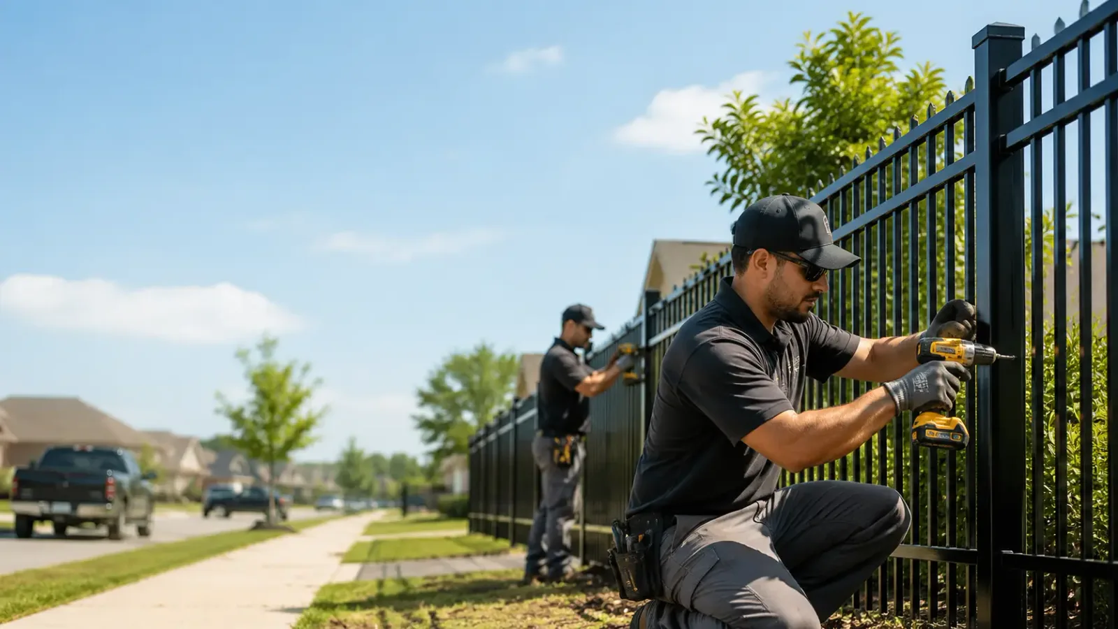 Metal Fence Installation in Robbinsville, NJ